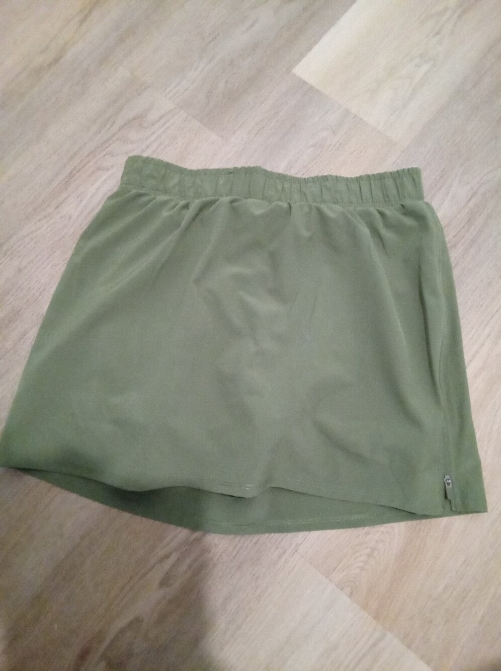 Sincerely Jules S M Olive Green Elastic Waist Athletic Performance Skort